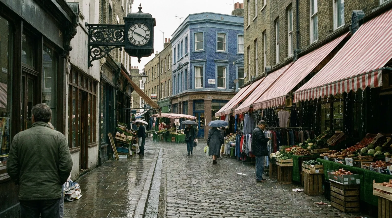 Kestrel Street, rain